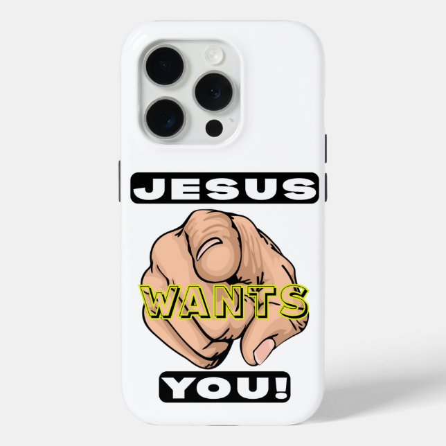 Funda De Case-Mate Para iPhone Jesus Wants You Phone Case (Reverso )