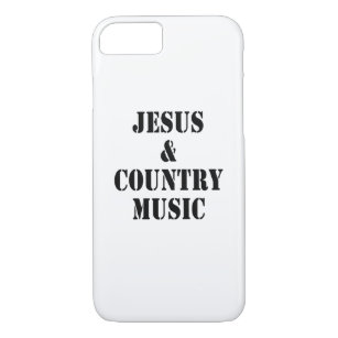 Funda Para iPhone 8/7 Jesús y música country - caja del teléfono