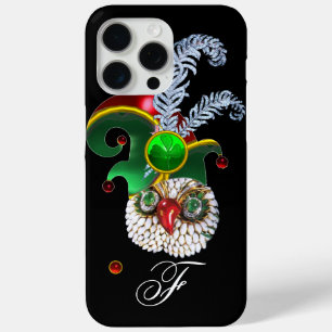 FUNDA PARA iPhone 15 PRO MAX JEWEL OWL, GORRA ELF, CARACTERES DE SHAMROCK Y DIA