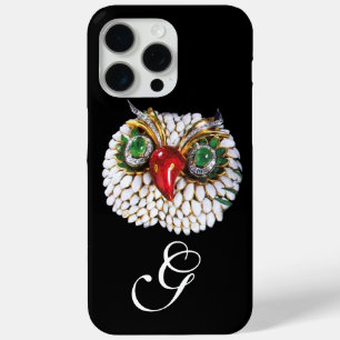 title_seo2 JEWEL OWL MONOGRAM ,Oro,Esmeralda verde ,opale