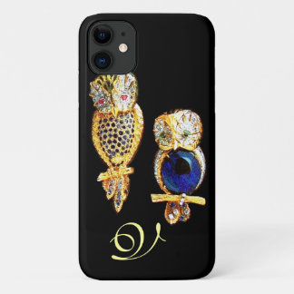 title_seo2 JEWEL OWLS,Oro, azafra azul ,Perla blanca Topaz