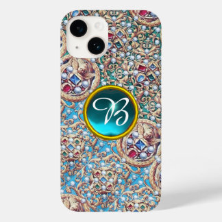 FUNDA PARA iPhone 14 DE Case-Mate JEWELS DE ANTIGÜEDADES, GEMSTONES, PERLAS, MONOGRA