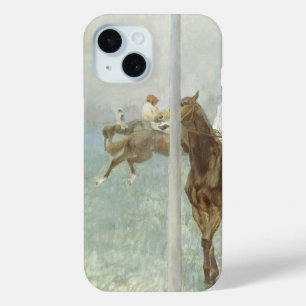 Funda Para iPhone 15 Jinetes antes de la carrera por Edgar Degas