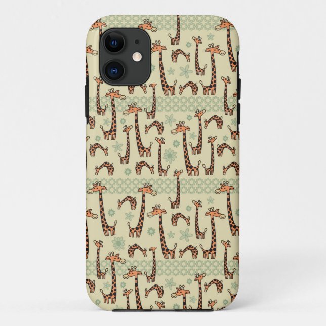 Funda De Case-Mate Para iPhone Jirafas (Reverso)