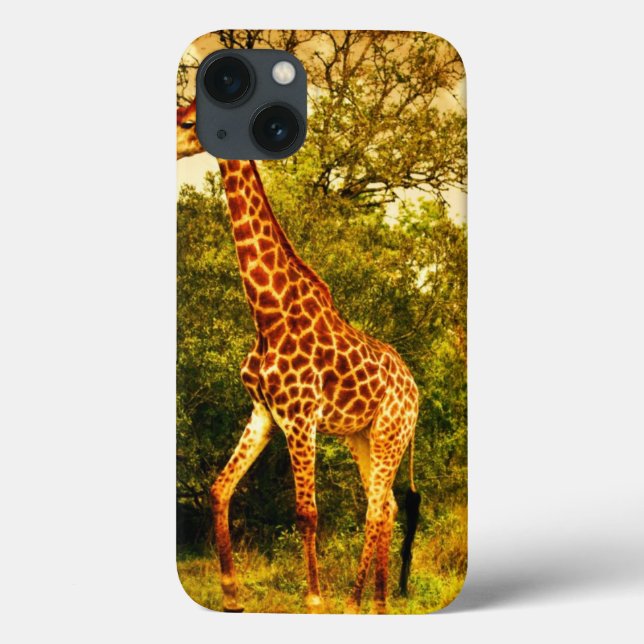 Funda De Case-Mate Para iPhone Jirafas surafricanas (Reverso)