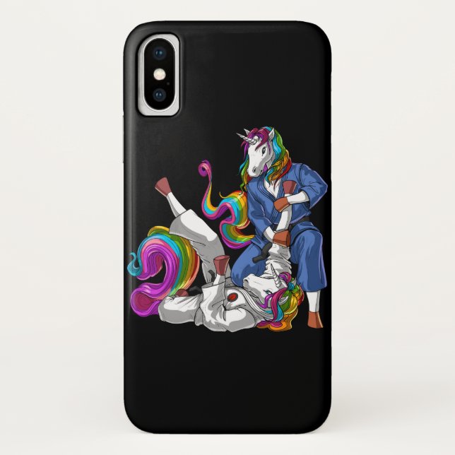 Funda De Case-Mate Para iPhone Jiu-Jitsu Unicorns (Reverso)