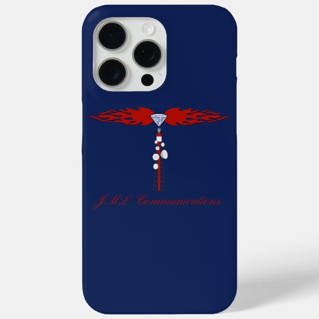 Funda De Case-Mate Para iPhone JML Communications Tower Logo (Reverso )