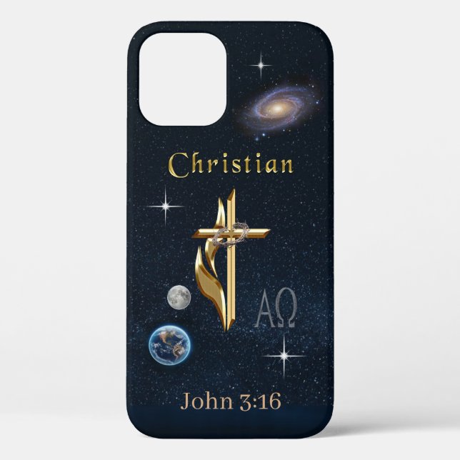 Funda De Case-Mate Para iPhone JOhn 3:16 (Reverso )