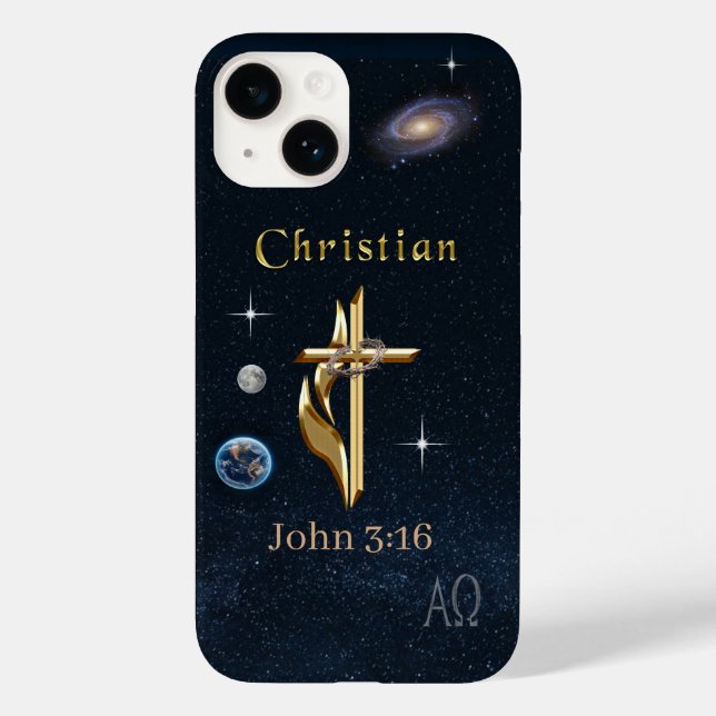 Funda De Case-Mate Para iPhone JOhn 3:16 (Reverso )