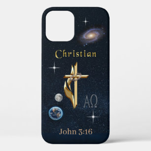 Funda Para iPhone 12 JOhn 3:16