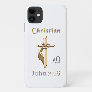 Funda Para iPhone 11 JOhn 3:16