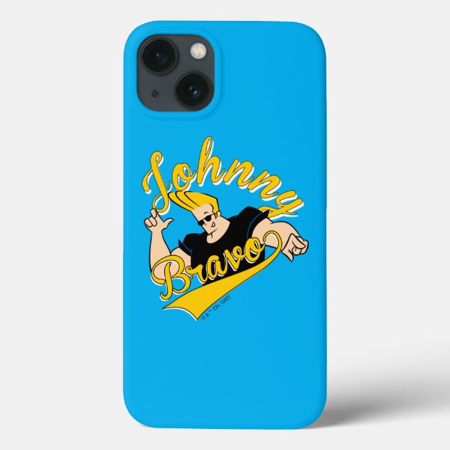 Funda De Case-Mate Para iPhone Johnny Bravo Athletic Graphic (Reverso)