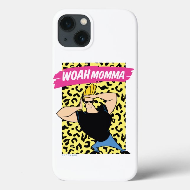 Funda De Case-Mate Para iPhone Johnny Bravo - Woah Momma (Reverso)
