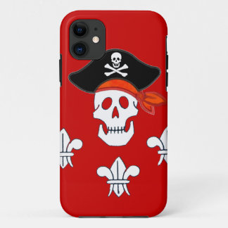 TITLE_SEO2 JOLLY ROGER SKULL, PIRATE GORRA Y TRES LILIES