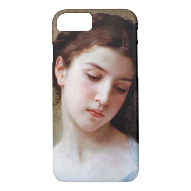 Funda De Case-Mate Para iPhone Joven Chica, Bouguereau (Reverso)
