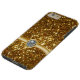 Funda De Case-Mate Para iPhone Joya del purpurina del oro (Parte superior)