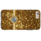 Funda De Case-Mate Para iPhone Joya del purpurina del oro (Reverso Horizontal)