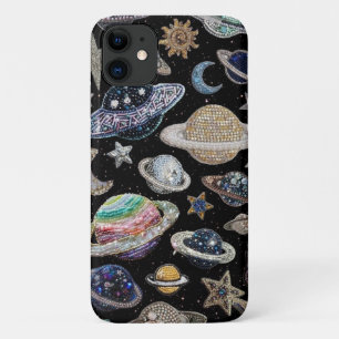 Funda Para iPhone 11 Joyas celestes Galaxy Estuche para teléfono