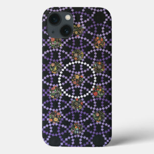 Funda Para iPhone 13 Joyas de la Corona Quilt Funda-Mate Estuche de tel