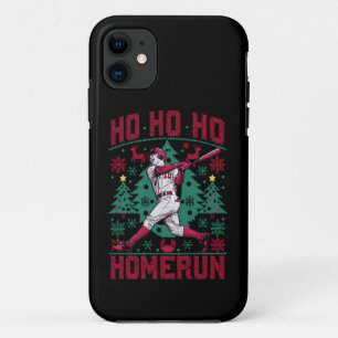 Funda Para iPhone 11 Ju Ho Homerun Navidad de béisbol feo suéter