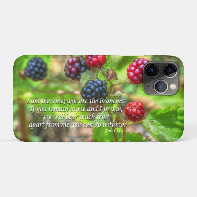 Funda De Case-Mate Para iPhone Juan 15:5 (Reverso (horizontal))
