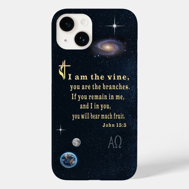Funda De Case-Mate Para iPhone Juan 15:5  (Reverso )