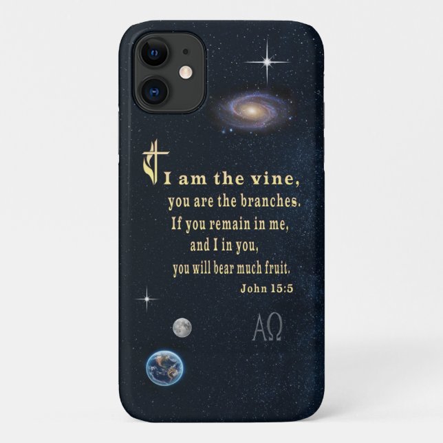 Funda De Case-Mate Para iPhone Juan 15:5  (Reverso)