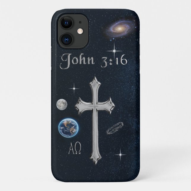Funda De Case-Mate Para iPhone Juan 3:16 (Reverso)