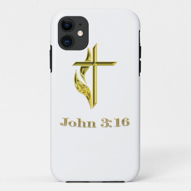 Funda De Case-Mate Para iPhone Juan 3:16 (Reverso)