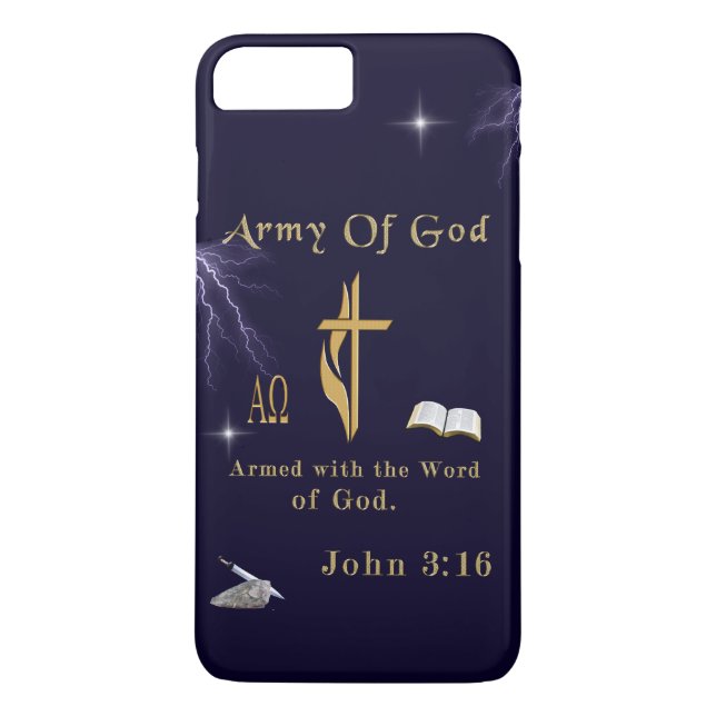 Funda De Case-Mate Para iPhone Juan 3:16 (Reverso)