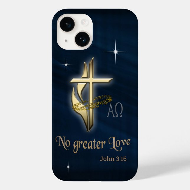 Funda De Case-Mate Para iPhone Juan 3:16 (Reverso )