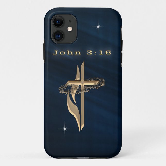 Funda De Case-Mate Para iPhone Juan 3:16 (Reverso)