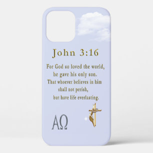 Funda Para iPhone 12 Juan 3:16