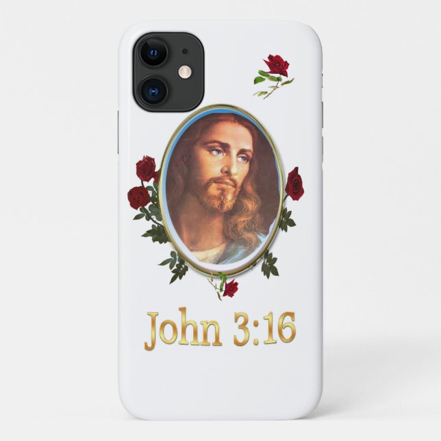 Funda De Case-Mate Para iPhone Juan 3:16 (Reverso)