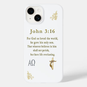 Funda Para iPhone 14 De Case-Mate Juan 3:16