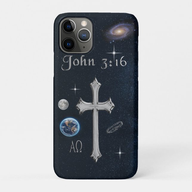 Funda De Case-Mate Para iPhone Juan 3:16 (Reverso)