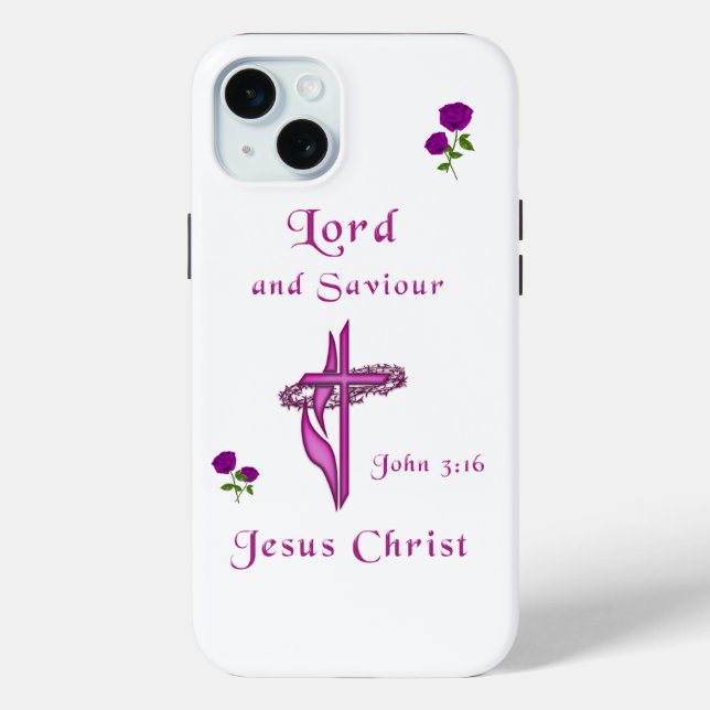 Funda De Case-Mate Para iPhone Juan 3:16 (Reverso )