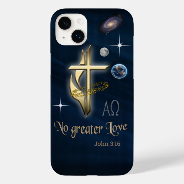 Funda De Case-Mate Para iPhone Juan 3:16 (Reverso )
