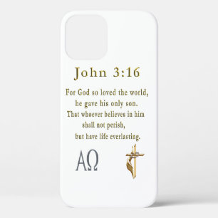 Funda Para iPhone 12 Juan 3:16