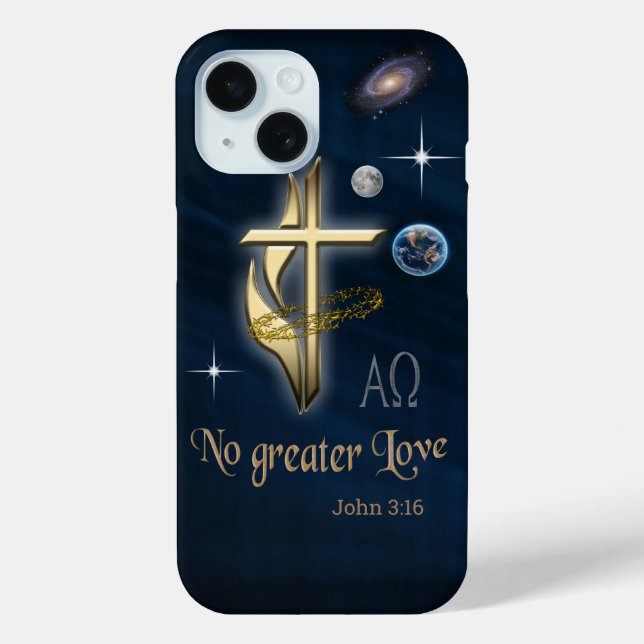 Funda De Case-Mate Para iPhone Juan 3:16 (Reverso )