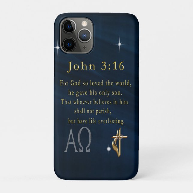 Funda De Case-Mate Para iPhone Juan 3:16 (Reverso)