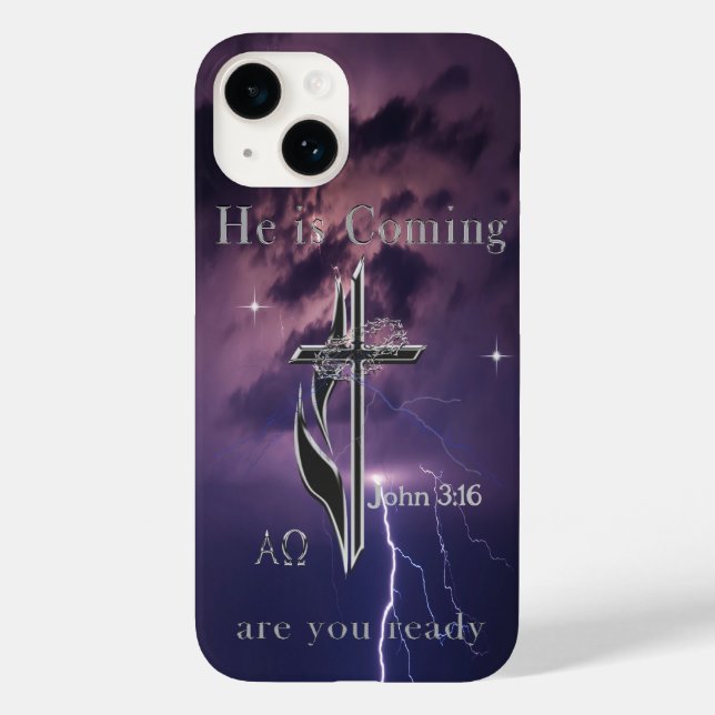 Funda De Case-Mate Para iPhone Juan 3:16 (Reverso )