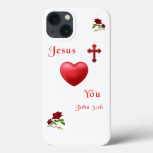 Funda Para iPhone 13 Juan 3:16