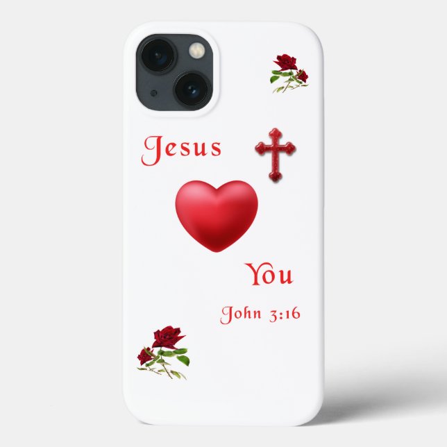 Funda De Case-Mate Para iPhone Juan 3:16 (Reverso)