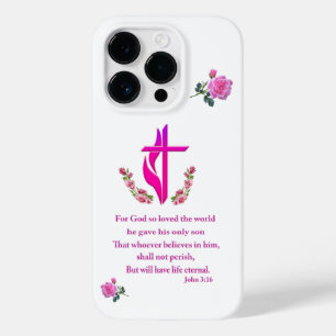 Funda Para iPhone 14 Pro De Case-Mate Juan 3:16