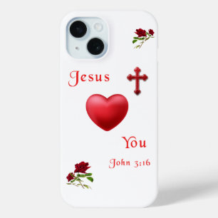 Funda Para iPhone 15 Juan 3:16