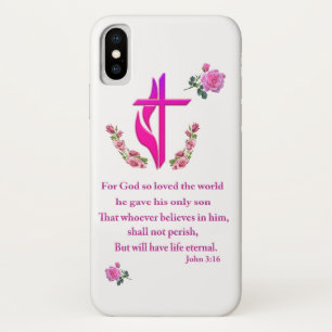 Funda Para iPhone X Juan 3:16