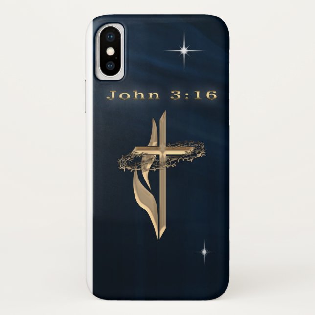 Funda De Case-Mate Para iPhone Juan 3:16 (Reverso)