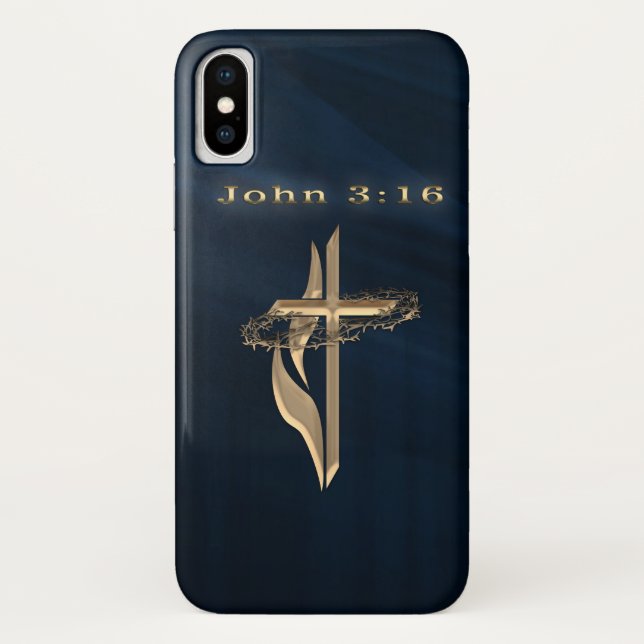 Funda De Case-Mate Para iPhone Juan 3:16 (Reverso)