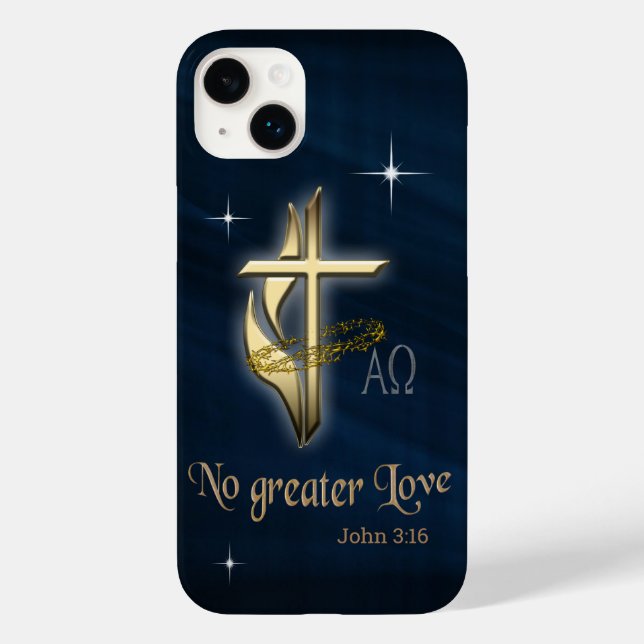 Funda De Case-Mate Para iPhone Juan 3:16 (Reverso )